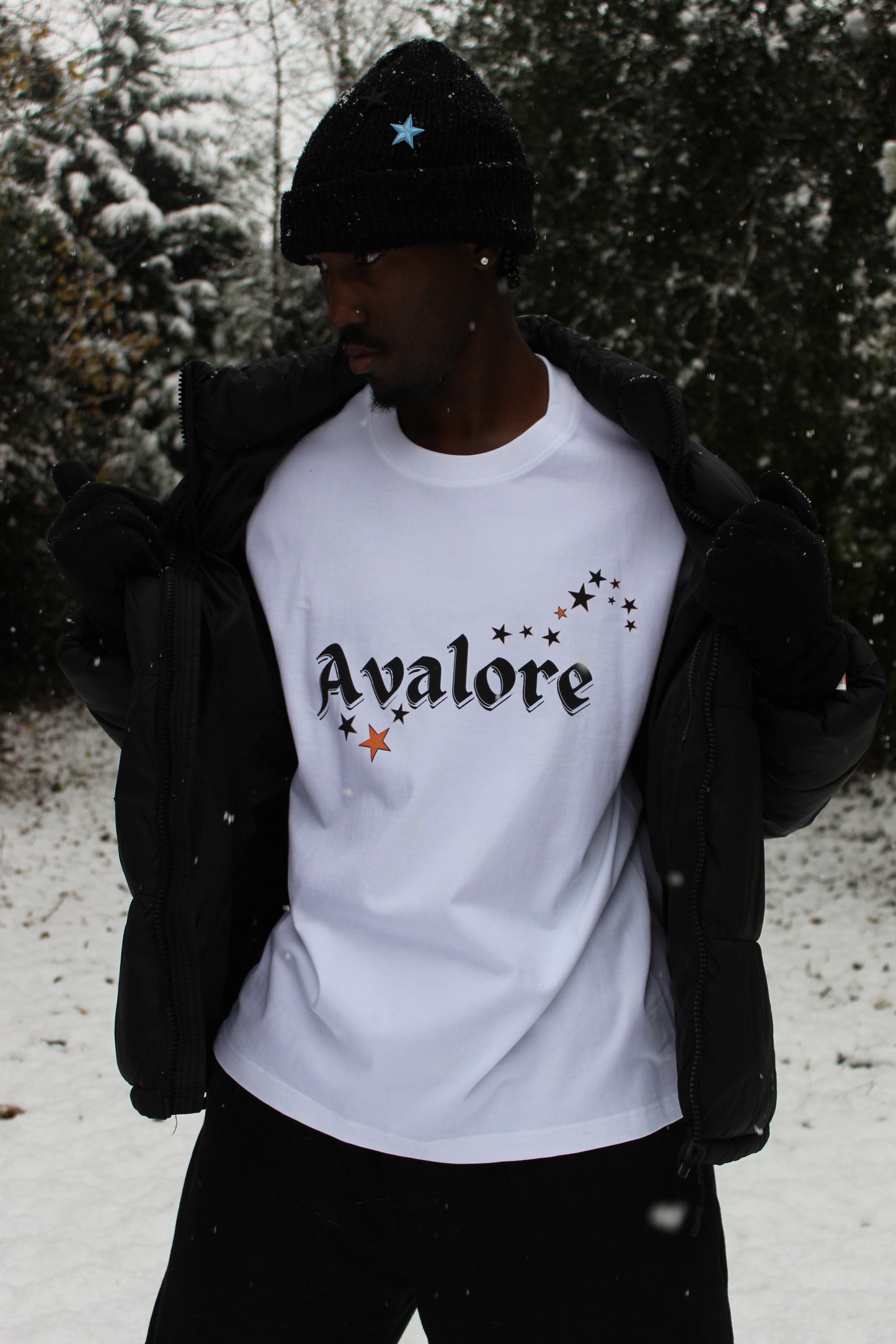 White Avalore Star T-Shirt