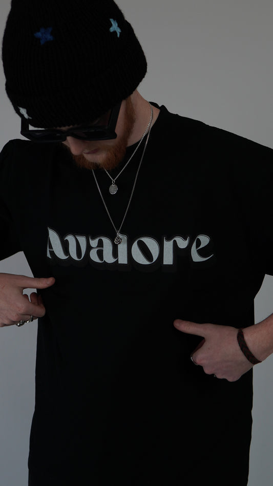 Black Graphic Star T