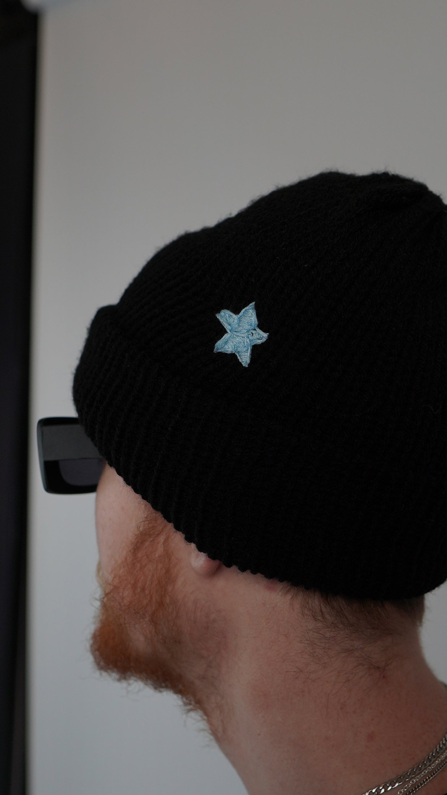 Star Embroidered Beanie