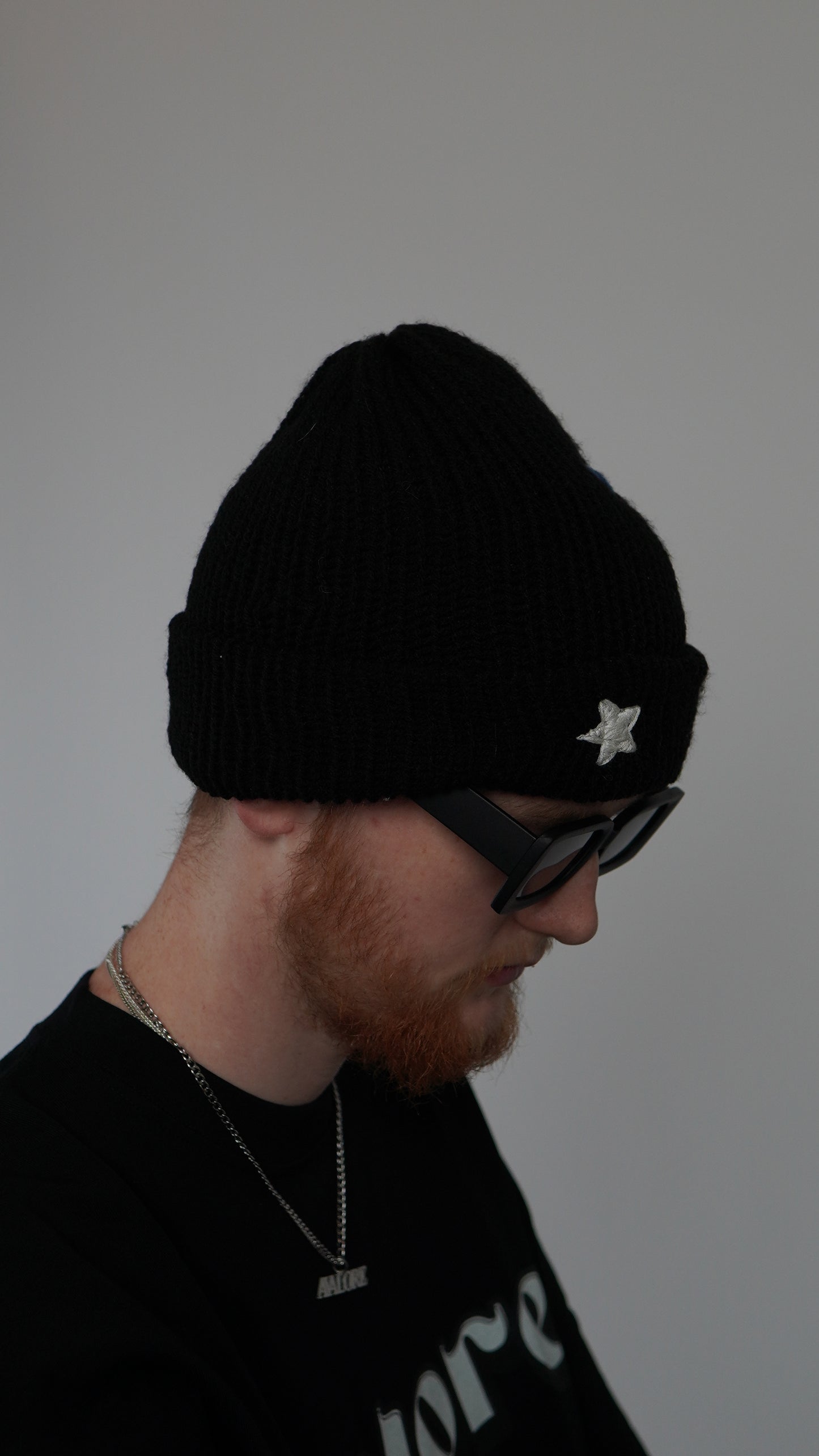 Star Embroidered Beanie